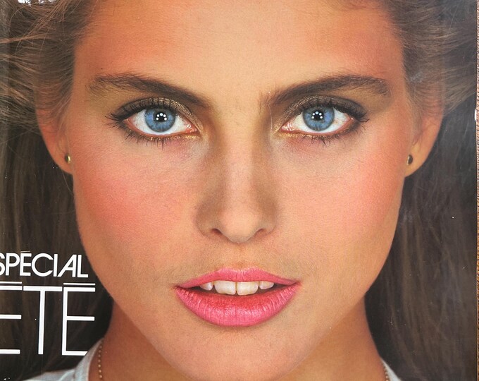 Vintage rare fashion magazine Vogue Paris June/ July 1981-Iconic style & Cover Photography Fashion Models Collectible Issue!