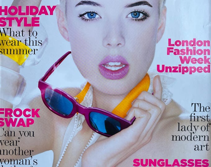 Pre-Owned Magazine Vogue 2007 cover Agyness Deyn-Iconic Style Fashion Covers Photography Models & Editorials