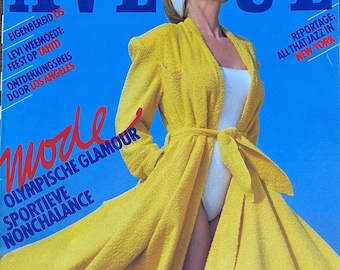 Fashion Culture - Vintage rare Dutch Fashion Glossy magazine AVENUE 1984-Collectible Print Issue Fashion & Lifestyle-Photograpy Culture