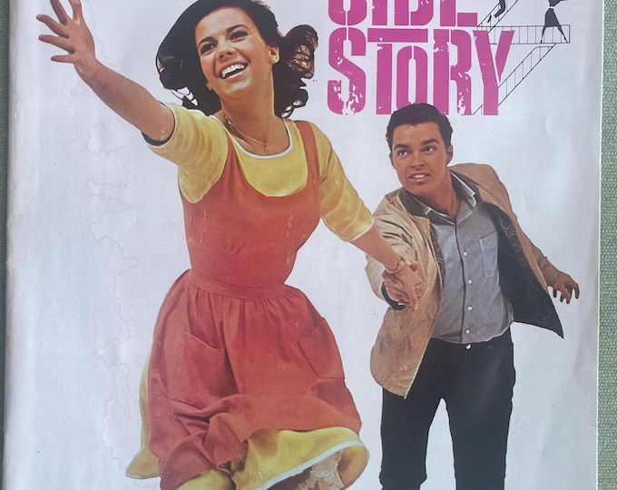Pre-Owned Classic unique rare West Side Story program 50s-Cinema Culture-Iconic Actors, Plays,&Reviews- Collectible Back issue