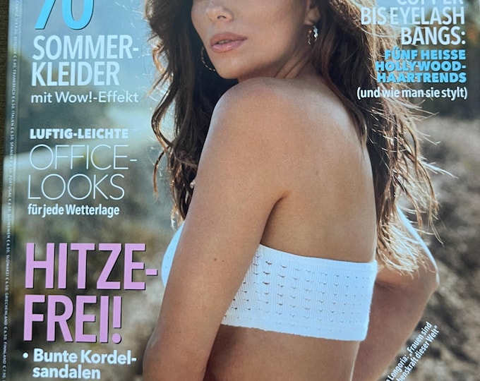 For Women who read fashion -Fashion collectible Instyle magazine German cover Eva Longoria