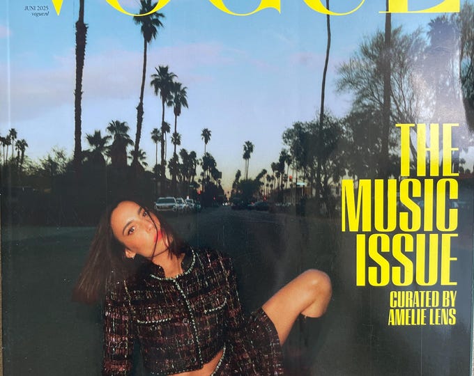 Pre-Owned fashion magazine Vogue 2025 magazine Netherlands -cover The Music Issue