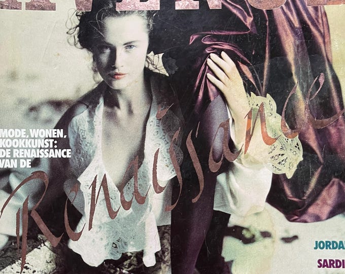 Fashion Culture - Magazine AVENUE 1988-Collectible Print Issue Fashion & Lifestyle-Phothograpy Culture