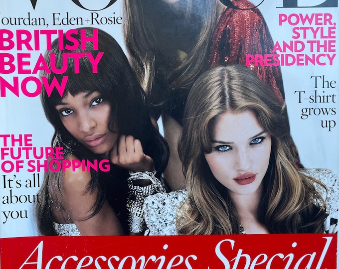 Pre-Owned Vogue magazine November 2008 cover Jourdan,Eden - Rosie
