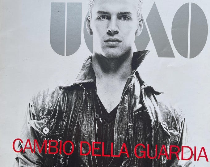 For men who read fashion - Vintage are fashion magazine MONDO UOMO 1994-Iconic Men's Fashion & Style -Collectible Magazine issue