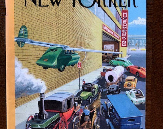 Vintage NYC Cultural magazine, no address label on cover! Iconic Journalism & Cartoons - Collectible Issue Gift for magazine lovers!