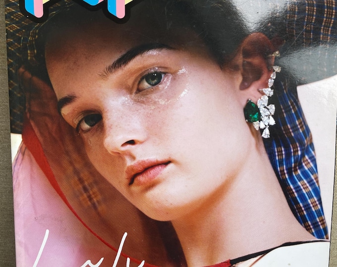 Pre-Owned rare Fashion magazine POP 2017 cover LULY - 700 PAGES - Autumn Winter