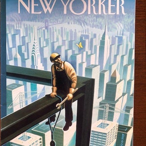 Vintage NYC Cultural magazine, no adress label on cover! Iconic Journalism & Cartoons - Collectible Issue Gift for magazine lovers!