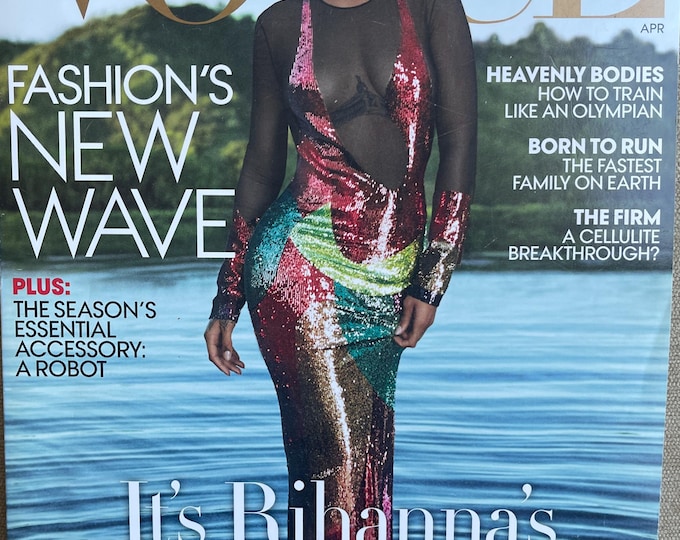 Pre-Owned Magazine Vogue April 2016 cover It's Rihanna's World