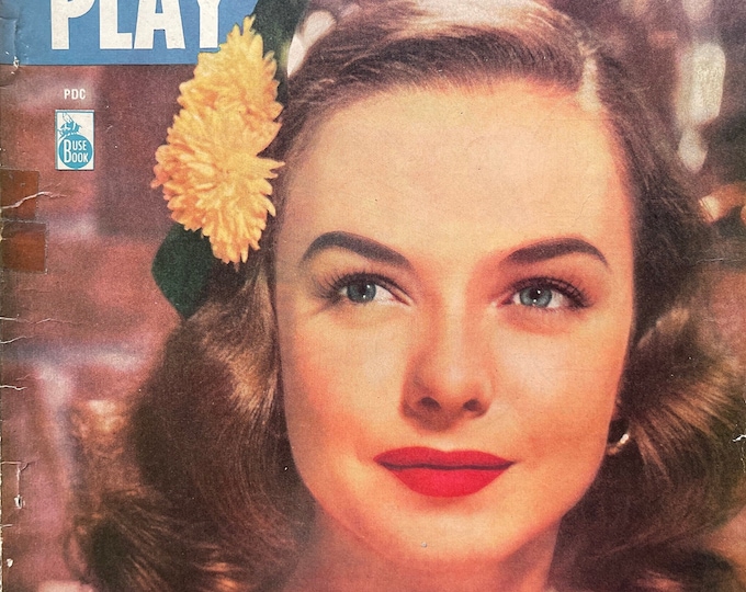 Vintage magazine Movie play 1948