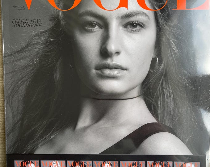 New Vogue Netherlands - April 2026 - Felice Nova Noordhoff cover - special edition by Inez & Vinoodh - vintage special 7 covers!