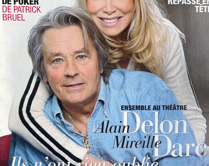 Pre-Owned For Collectors - unique collectors issue Paris Match 2007 Alain Delon & Mireille Darc