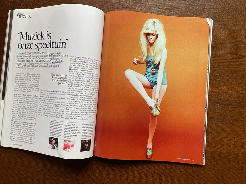 Multiple Magazine Layout Backside Pre-owned Unique Rare Magazine Vogue the Netherlands 2012 First Edition ...