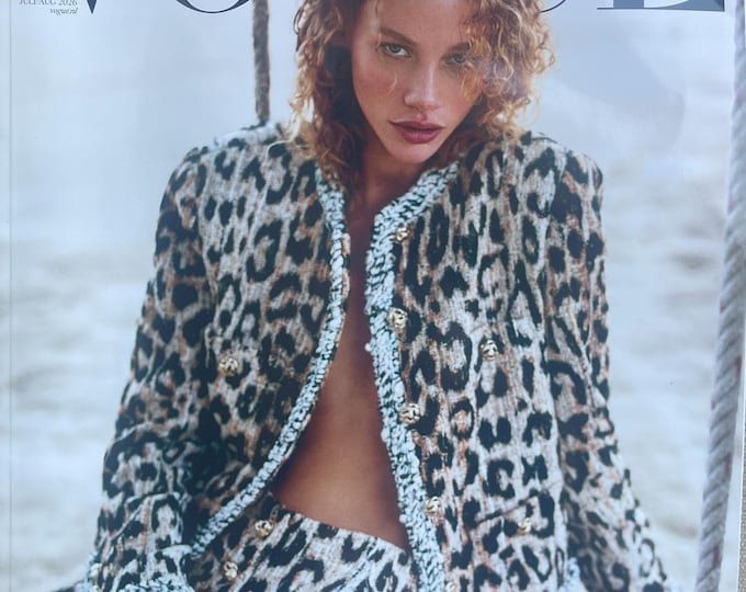 Vogue fashion magazine Netherlands July/Aug 2026 - Cover Tess Carter - Fashion Style Photography
