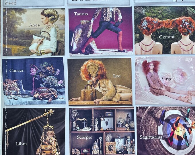 Own a piece of Vogue history-Magazine Italia Vogue Accessory-Iconic style & Cover Photography Fashion Models Collectible Issue!