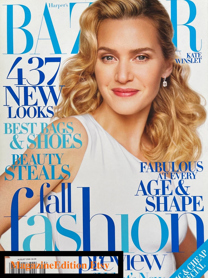 Omslagsbild för begagnad tidskrift Harper's Bazaar KATE WINSLET bild 1