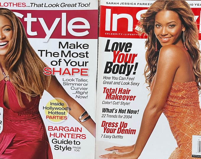 magazine InStyle 2x byonce!