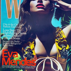 Stilinspiration – Einzigartiges, seltenes Modemagazin-W-Cover von Eva Mendes