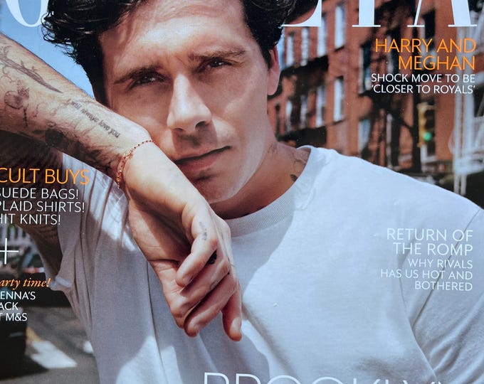 For Women who read fashion -Fashion magazine GRAZIA cover Brooklyn Beckham!