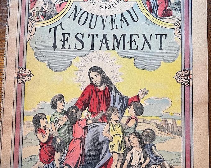Pre-Owned Collectible - Classic rare IMAGERIE D'EPINAL 3rd series nouveau testament 2x classic lookbook