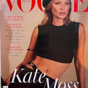 Magazine Vogue British Cover Kate Moss - Etsy