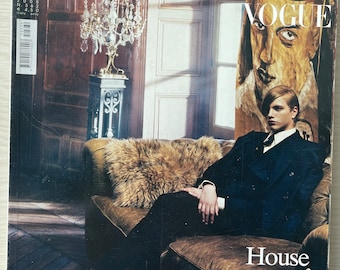 For men who read fashion - Vintage rare fashion magazine L'UOMO VOGUE 2005-Iconic Men's Fashion & Style -Collectible Magazine issue