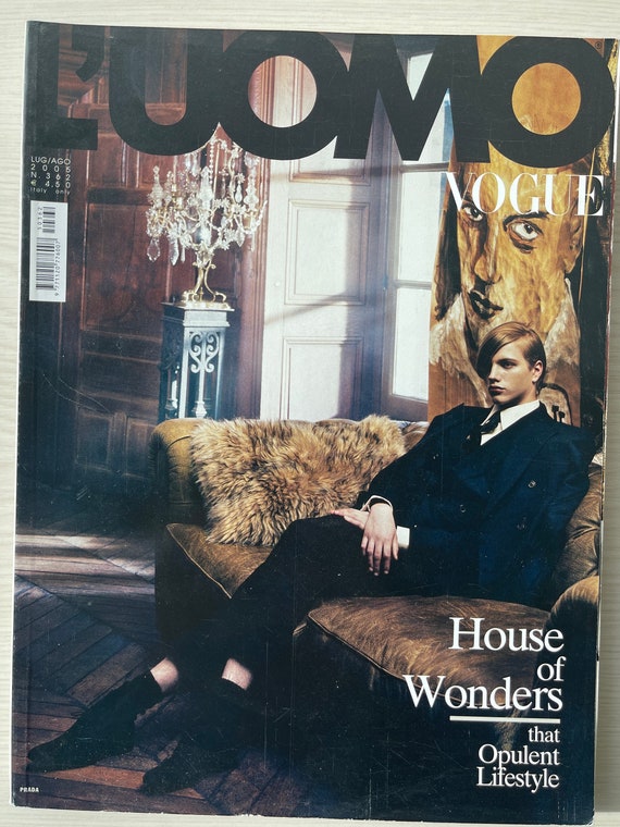 For Men Who Read Fashion - Vintage Rare Fashion Magazine L'UOMO