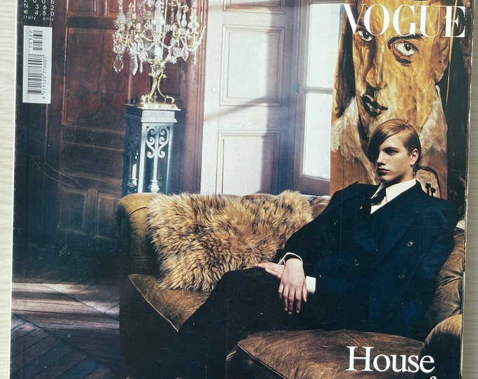 For men who read fashion - Vintage rare fashion magazine L'UOMO VOGUE 2005-Iconic Men's Fashion & Style -Collectible Magazine issue