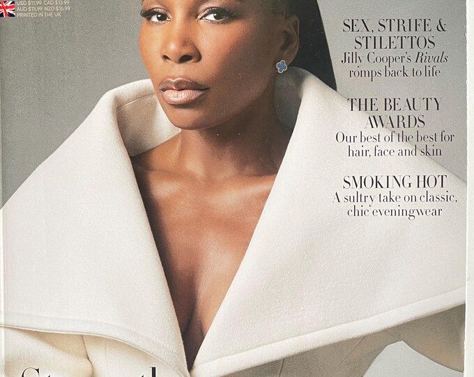 For Women who read fashion -Fashion magazine HARPER'S BAZAAR cover Venus Williams