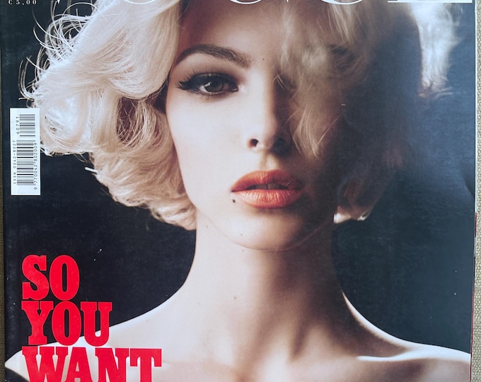 Pre-Owned Vogue Italia magazine July 2016 - cover Vittoria Ceretti by Steven Meisel