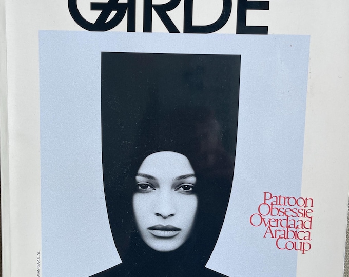 Fashion rare magazine Netherlands AVANT GARDE No.1 cover Bastiaan Woudt