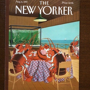 The cover's just the beginning - Magazine The New Yorker Iconic Journalism & Cartoons - Collectible Issue Gift for magazine lovers!