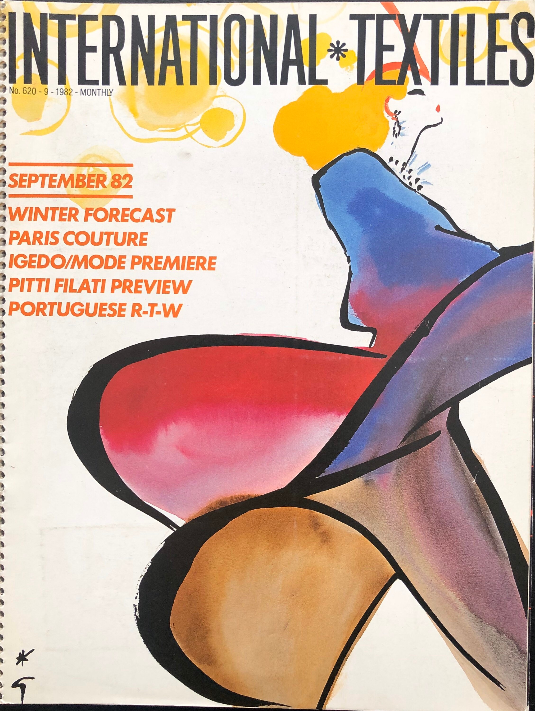 International Textiles Magazine 1982 Etsy