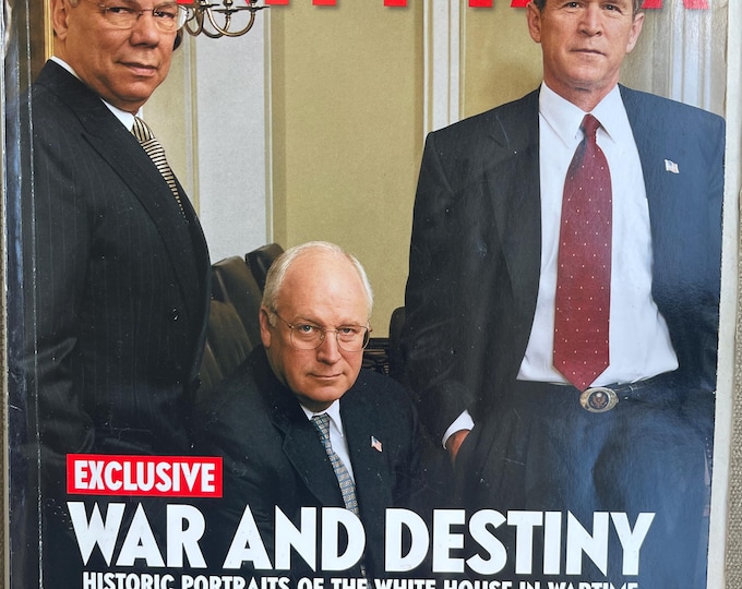 Pre-Owned Magazine Vanity Fair February 2002 cover George W. Bush