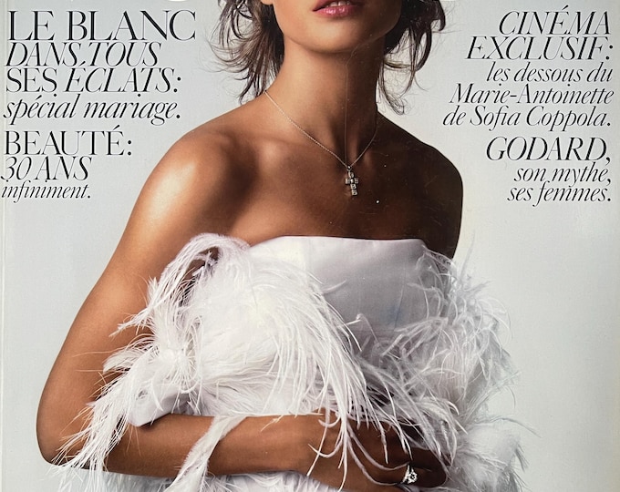 Own a piece of Vogue history magazine Vogue Paris-Cover Natalia Vodianova Iconic style & Cover Photography Fashion Models Collectible Issue!