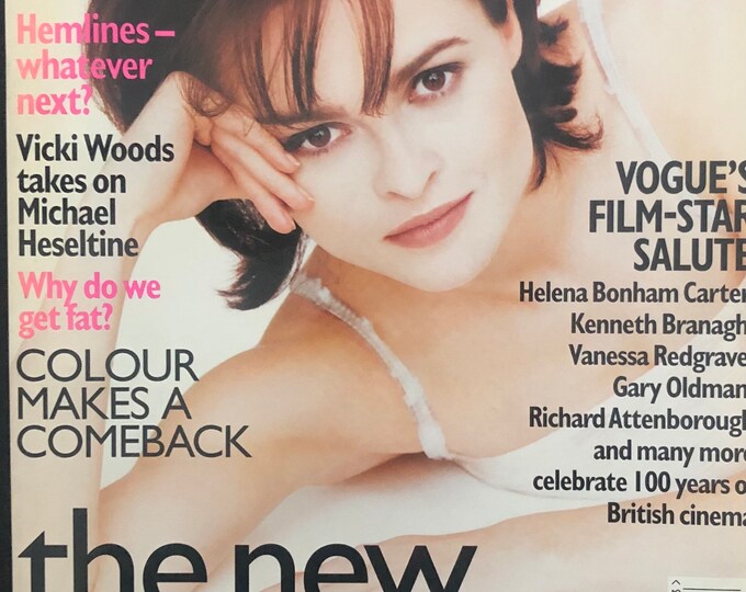 Pre-Owned magazine Vogue 1996 - cover Helena Bonham Carter