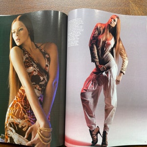 Begagnad vintagemodetidning Harper's Bazaar-omslag Scarlett Johansson! bild 5