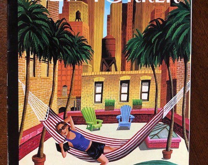 Vintage NYC Cultural magazine, no address label on cover Iconic Journalism & Cartoons - Collectible Issue Gift for magazine lovers!