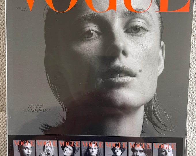 New Vogue Netherlands - April 2026 -  Riaane van Rompay cover - special edition by Inez & Vinoodh - vintage special 7 covers!