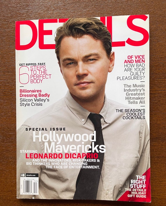 中古品 レアなDetails誌の表紙 レオナルド・ディカプリオ - Etsy 日本