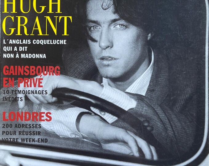 For men who read fashion - Vintage fashion magazine HOMMES VOGUE 1994 - Huge Grant Iconic Men's Fashion & Style -Collectible Magazine issue