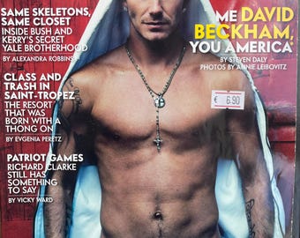Pre-Owned Magazine Vanity Fair 2004 - cover David Beckham
