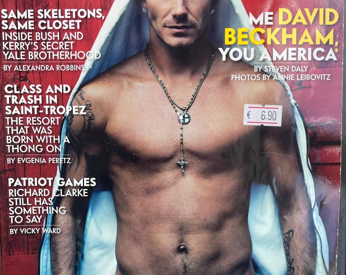 Pre-Owned Magazine Vanity Fair 2004 - cover David Beckham