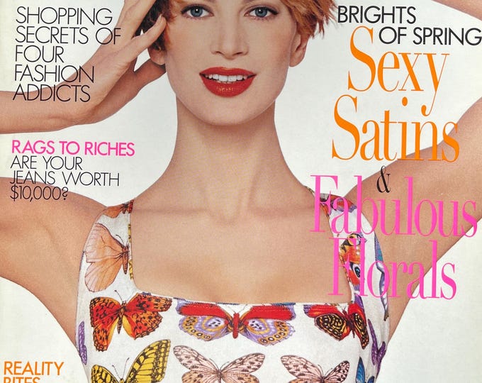Own a piece of Vogue history -Vogue US magazine April 1995 Kristen McMenamy-Iconic Style Fashion Covers Photography Models & Editorials