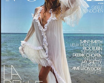 Magazine Vogue France - cover Gisele Bundschen - La Bella Vie!