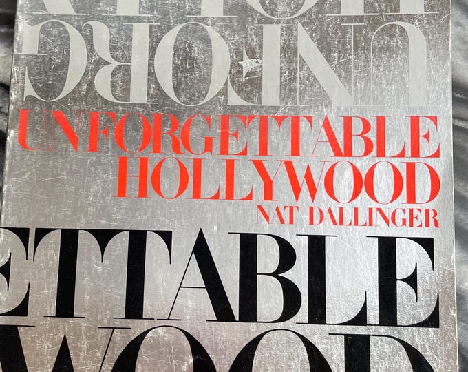 Pre-Owned Vintage rare magazine Unforgettable Hollywood by Nat Dallinger 1982