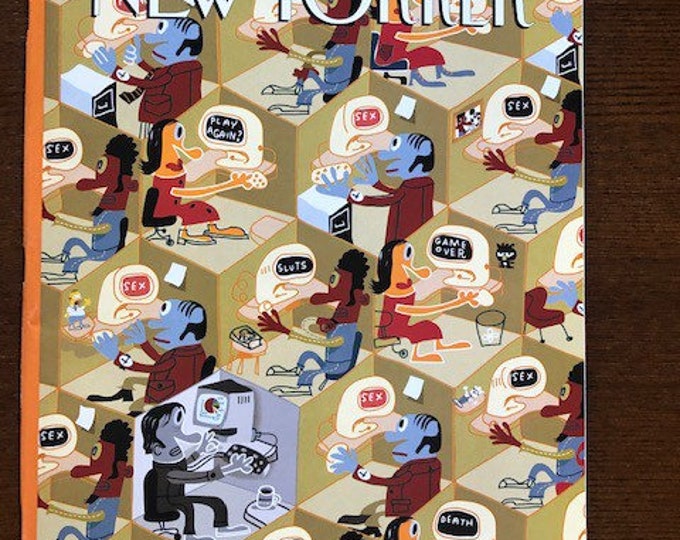 The cover's just the beginning - The New Yorker Iconic Journalism & Cartoons - Collectible Issue Gift for magazine lovers!