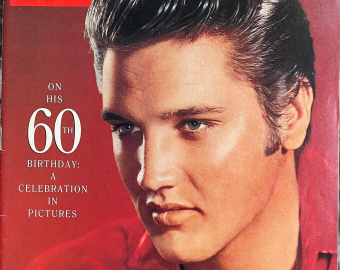 Pre-Owned Vintage rare LIFE Magazine 1995 Elvis 60 th Birthday celebration- special collector's issue