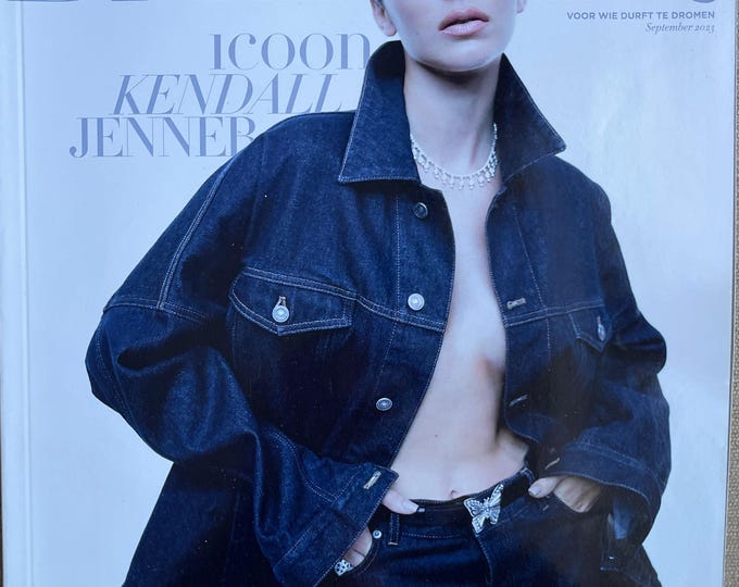 Fashion rare magazine HARPER'S BAZAAR Netherlands cover Kendall Jenner
