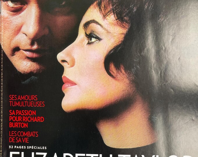 Pre-Owned unique collectors issue Paris Match Elizabeth Taylor!